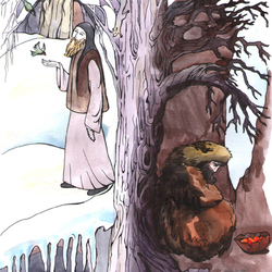 Иллюстрация к книге Л.Белогурова "Сказки моей бабушки"