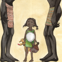 Иллюстрация к книге В.Руднева Гимбаго, древняя тайна джунглей