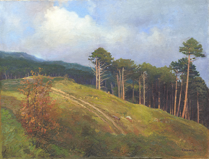 Main 2001 in the %d0%a1rimean mountains 65x85 oil on canvas