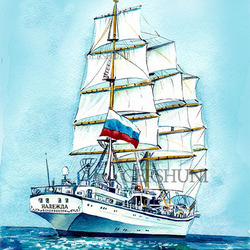 Фрегат "Надежда".Владивосток.