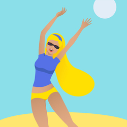 Волейболистка