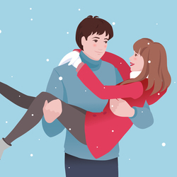 Влюбленная пара