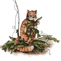 котик-рыболов (иллюстрации к детской книжке)