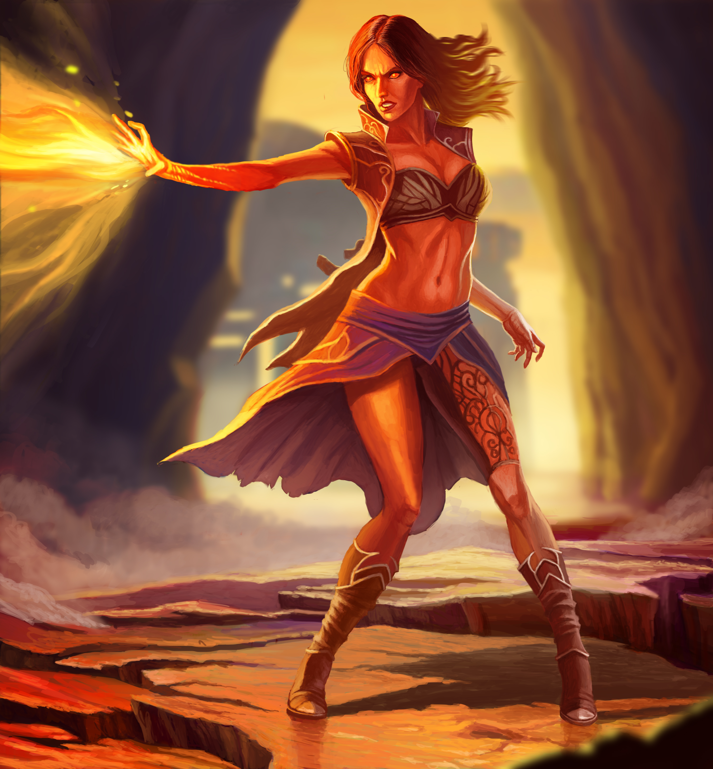 Путь героев магия. Магика маг огня. Девушка маг. Волшебница огня. Девушка воин огня.