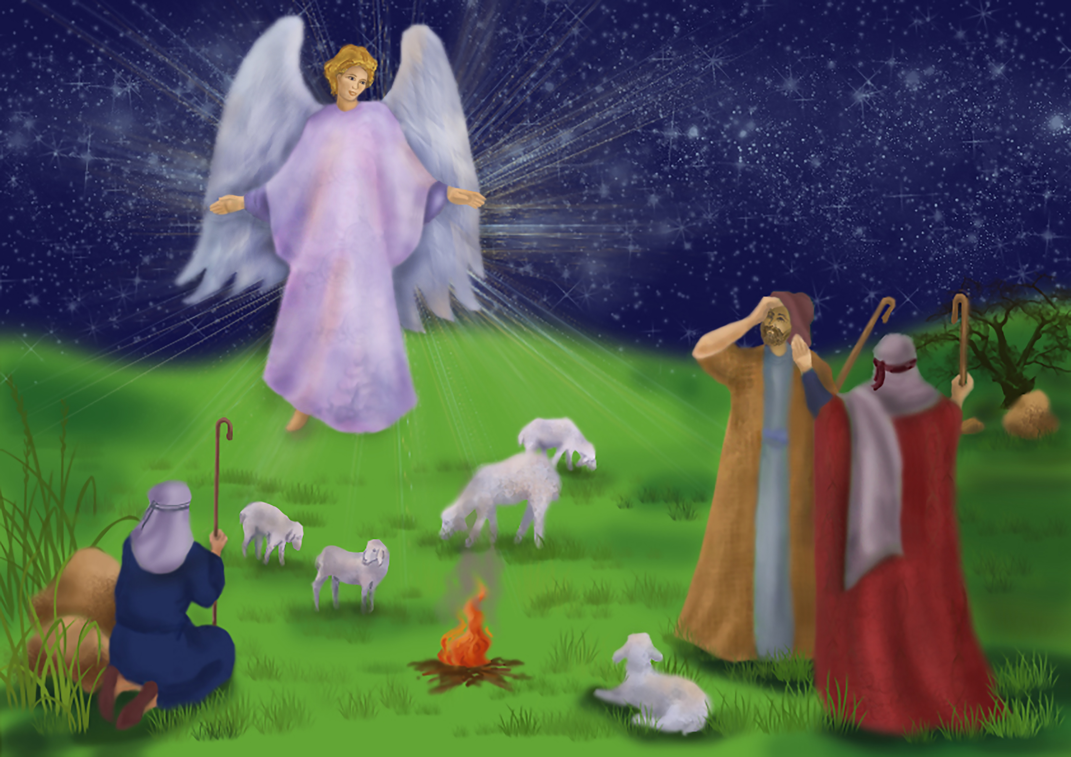 Он закричал пастухам чтобы они скорее. Ангелы возвещают пастухам о рождении Иисуса Христа. Рождество явление ангела пастухам. Явление ангела Вифлеемским пастухам. "Явление ангела пастухам" (1634) Рембрандт.