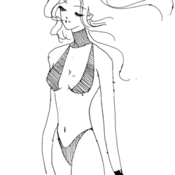 Девушка в купальнике