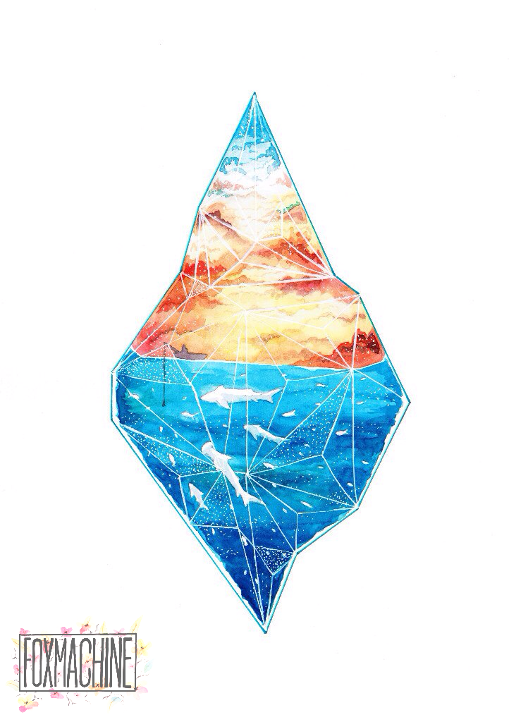 Закат в кристалле