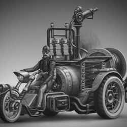 Firefighter motorcycle