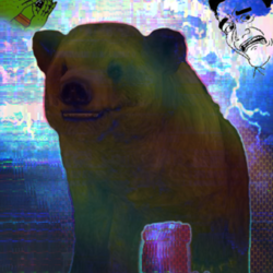 "gLiTcH EfFeCt" Bear (Rust Game)