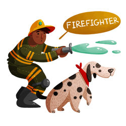 Профессии: пожарник