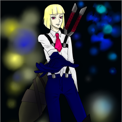 Юноша с ножницами