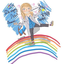 я. Раньше так рисовала