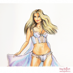 Victorias Secret sketch by me