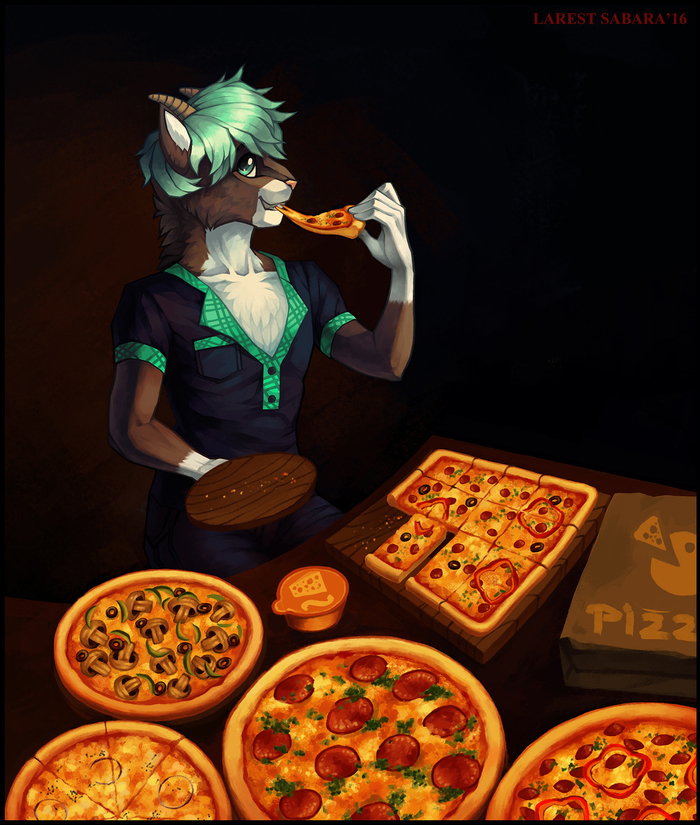 Иллюстрация Pizza part в стиле 2d Illustrators.ru.