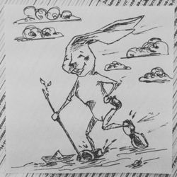 По весенним лужам