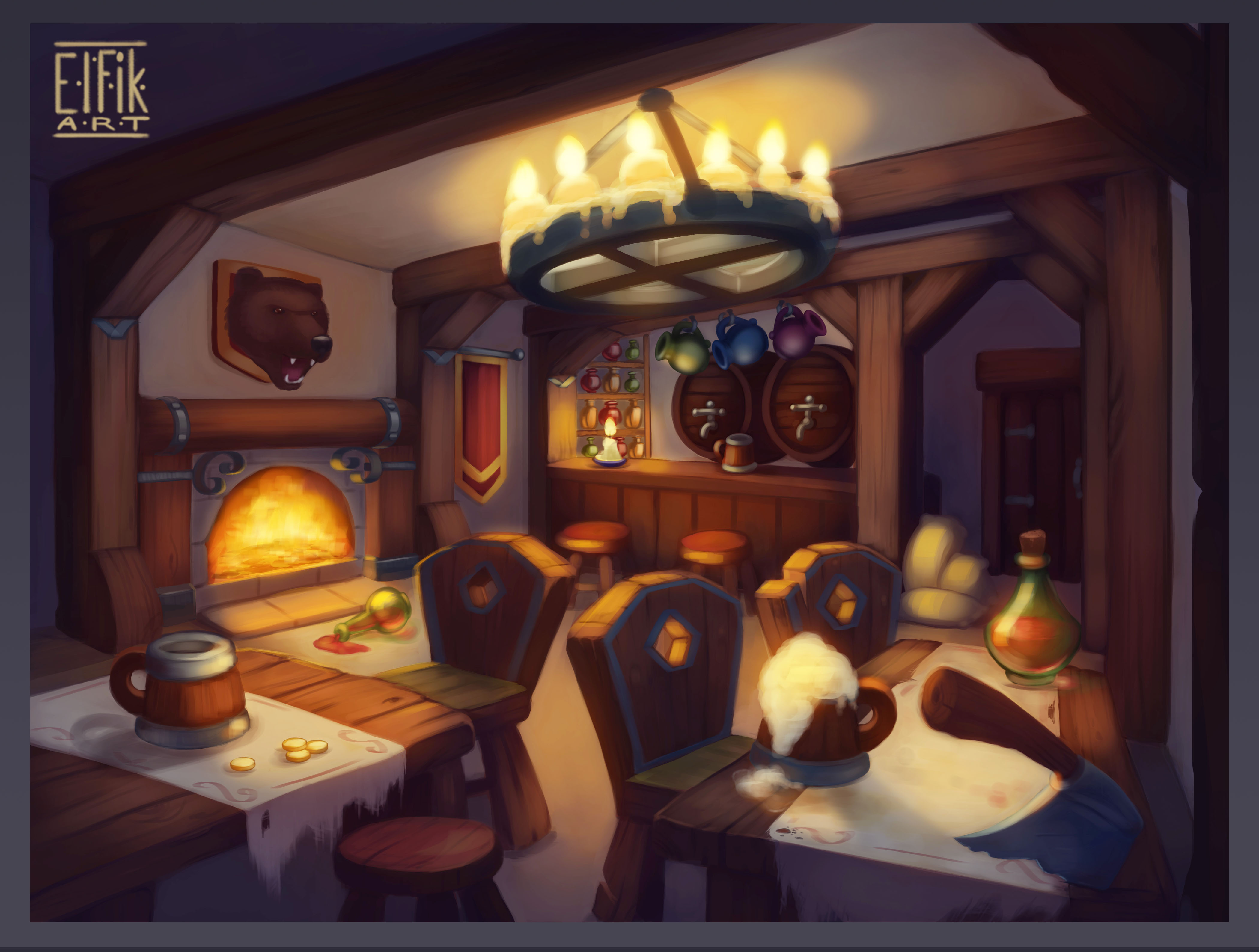 Luna in the tavern hacked