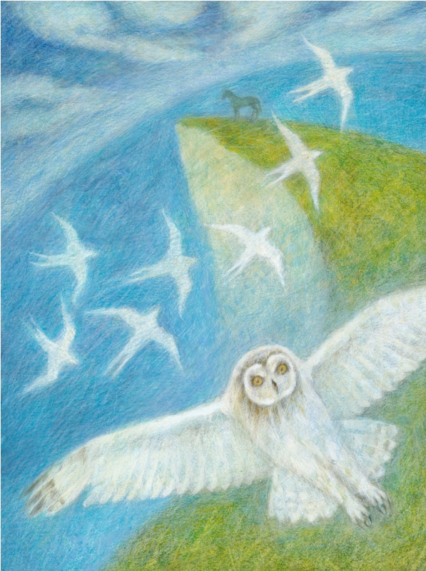 Иллюстрация Охотник и морской житель 3 в стиле детский, книжная