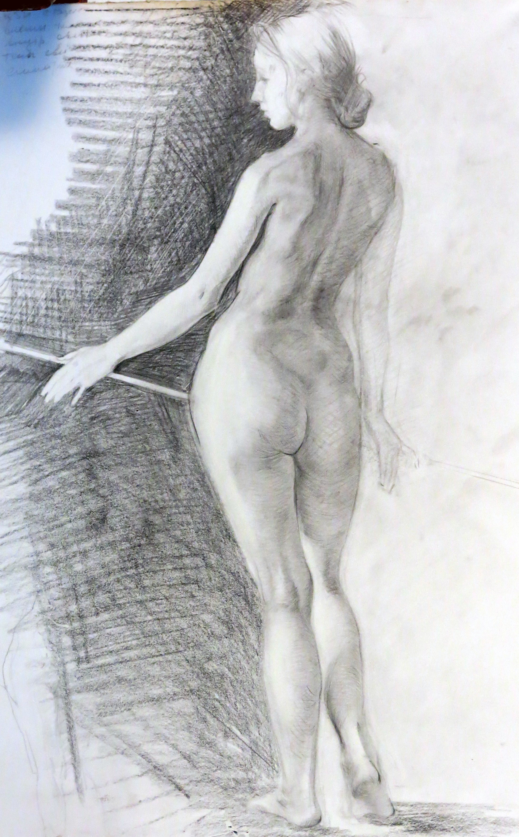 Чёрно-белые эротические рисунки карандашом немецкого художника Pete Tapang