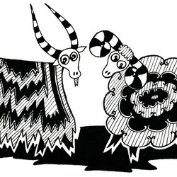 Козел и баран