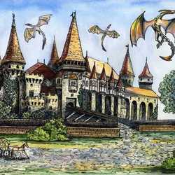 Замок с драконами