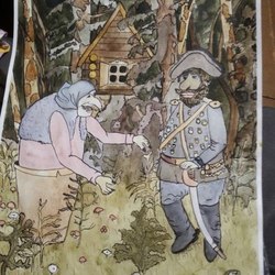 Иллюстрация к книге  Л. А. Филатов "Про Федота-стрельца, удалого молодца"