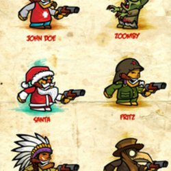 Персонажы для игры Zombieland