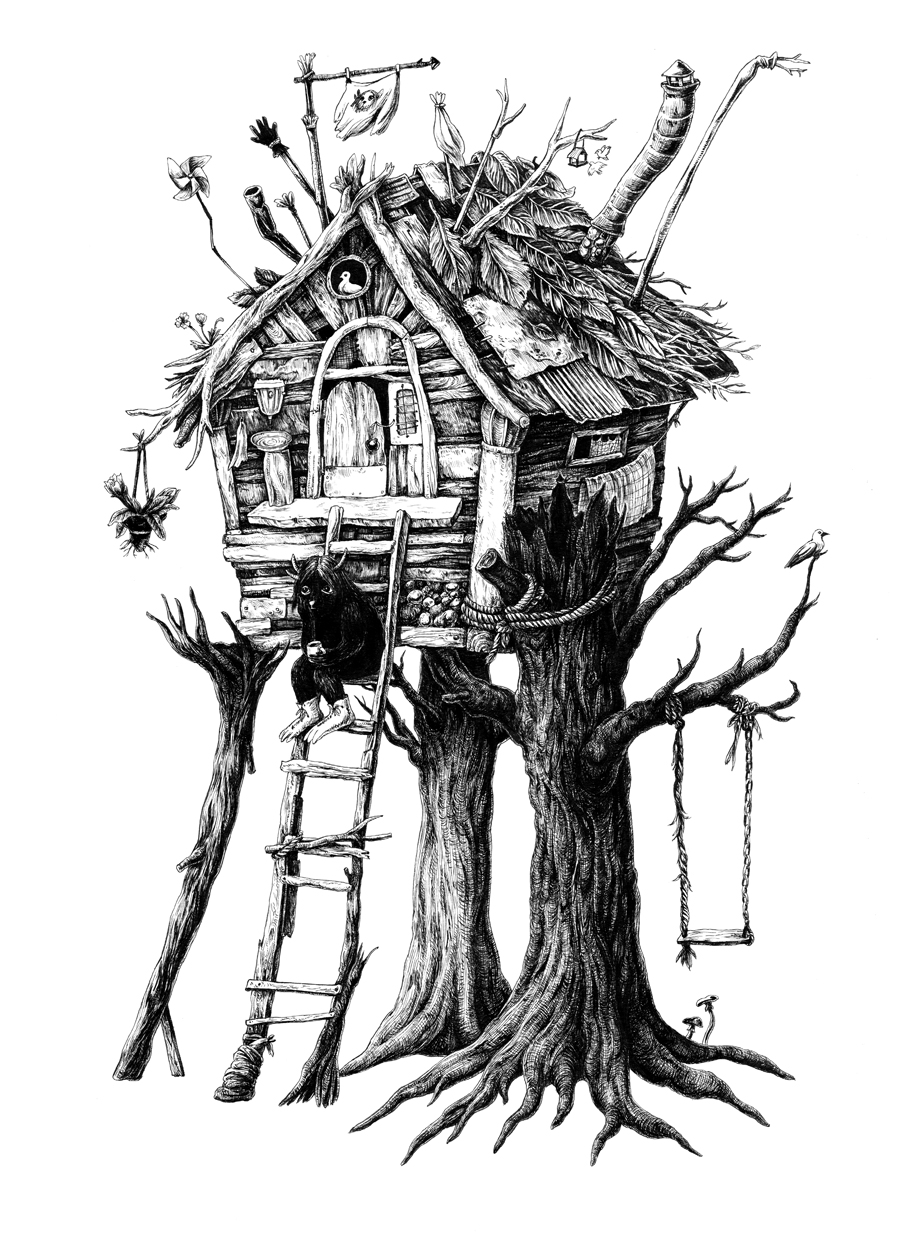 Дом ведьмы на дереве