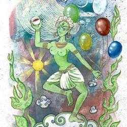 Зелёная Тара - Богиня Воздуха