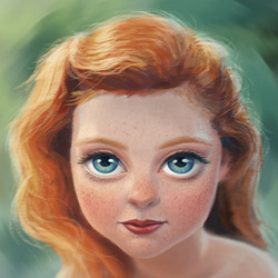 Red-haired girl