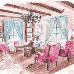 Интерьер гостиной