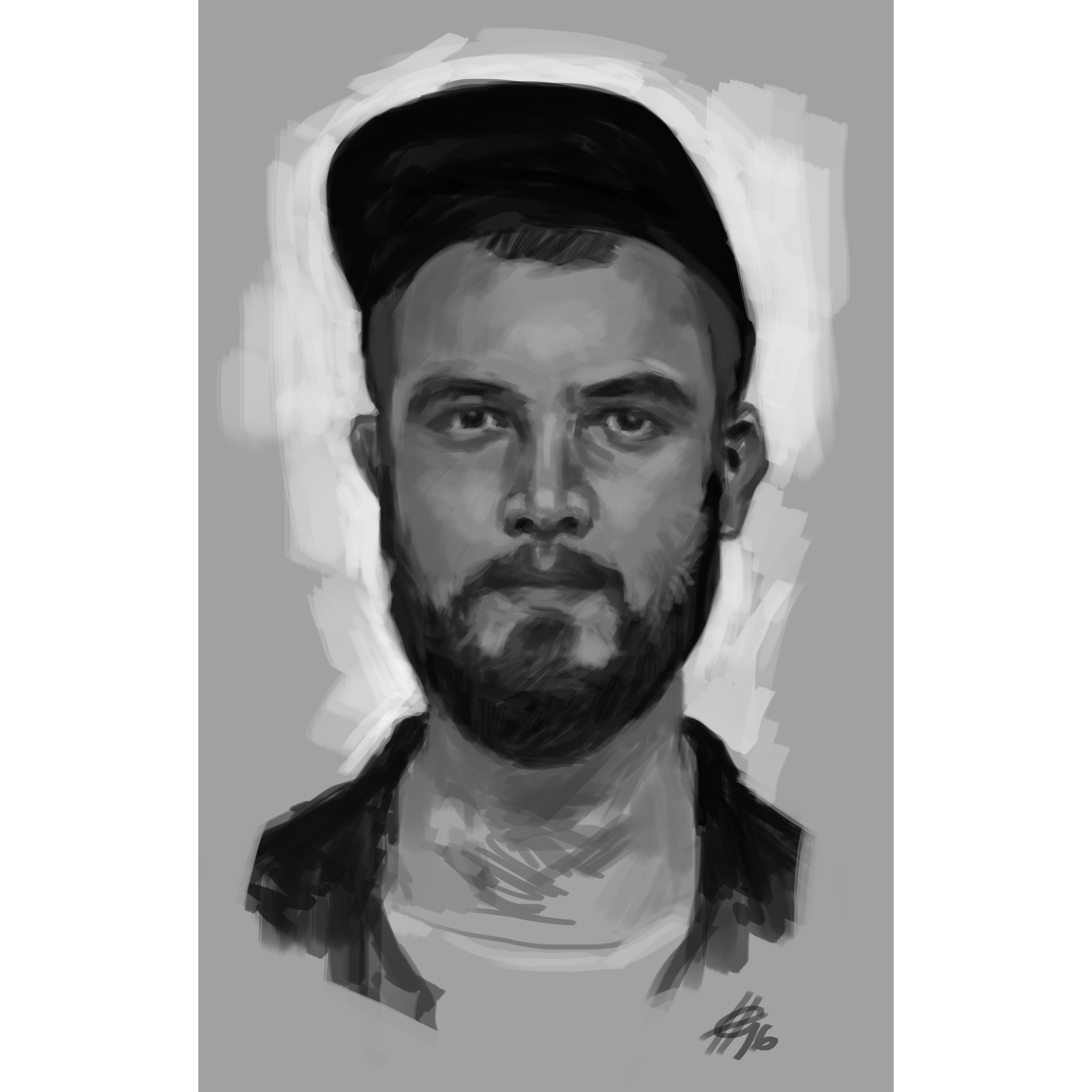 Иллюстрация Быстрый рисунок одного художника в стиле 2d, cg,