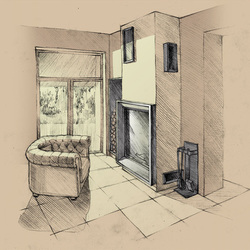 Интерьерная иллюстрация