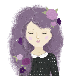 Violet girl