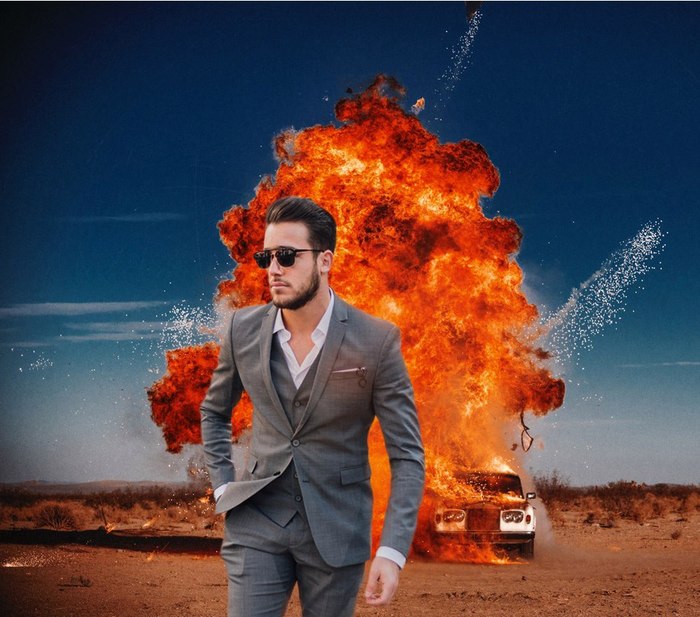 Иллюстрация Фотомонтаж в стиле 2d | Illustrators.ru