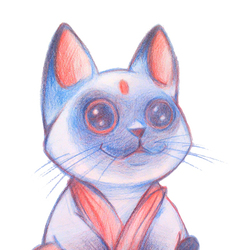 Котик буддист 1