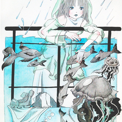 Море, дождь и вода