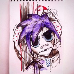 2D fanfic Gorillaz