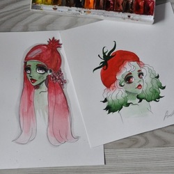 Фруктовые персонажи