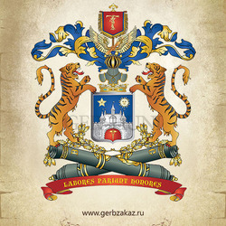Семейный герб (векторный макет) .  Family coat of arms  