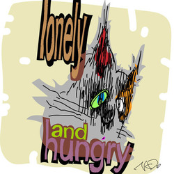 Одинокий и голодный