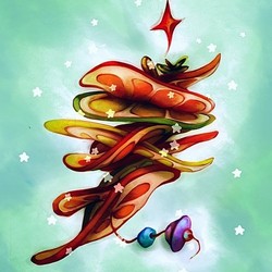 Апельсиновая ёлка