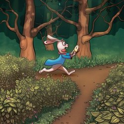 Иллюстрация к книге "Алиса в стране Чудес"