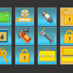 Icons for game «Garage»