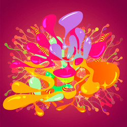 Color sweet splashes t-shirt/poster art