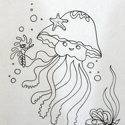 Веселая медуза