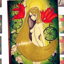 Жэнщина цвет