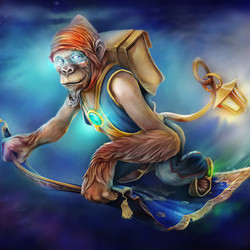 monkey dota 2courier