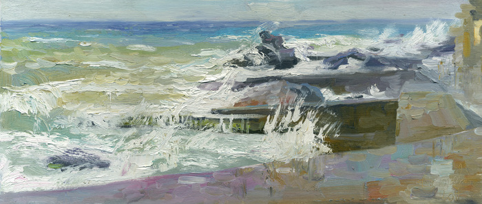Main 2011 april heavy gale 30x70 cm oil on canvas 1500