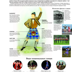 Инфографика танцевального костюма