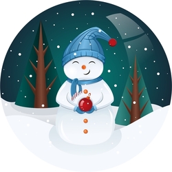 cute snowman